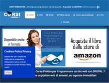 Tablet Screenshot of corsi-online.it